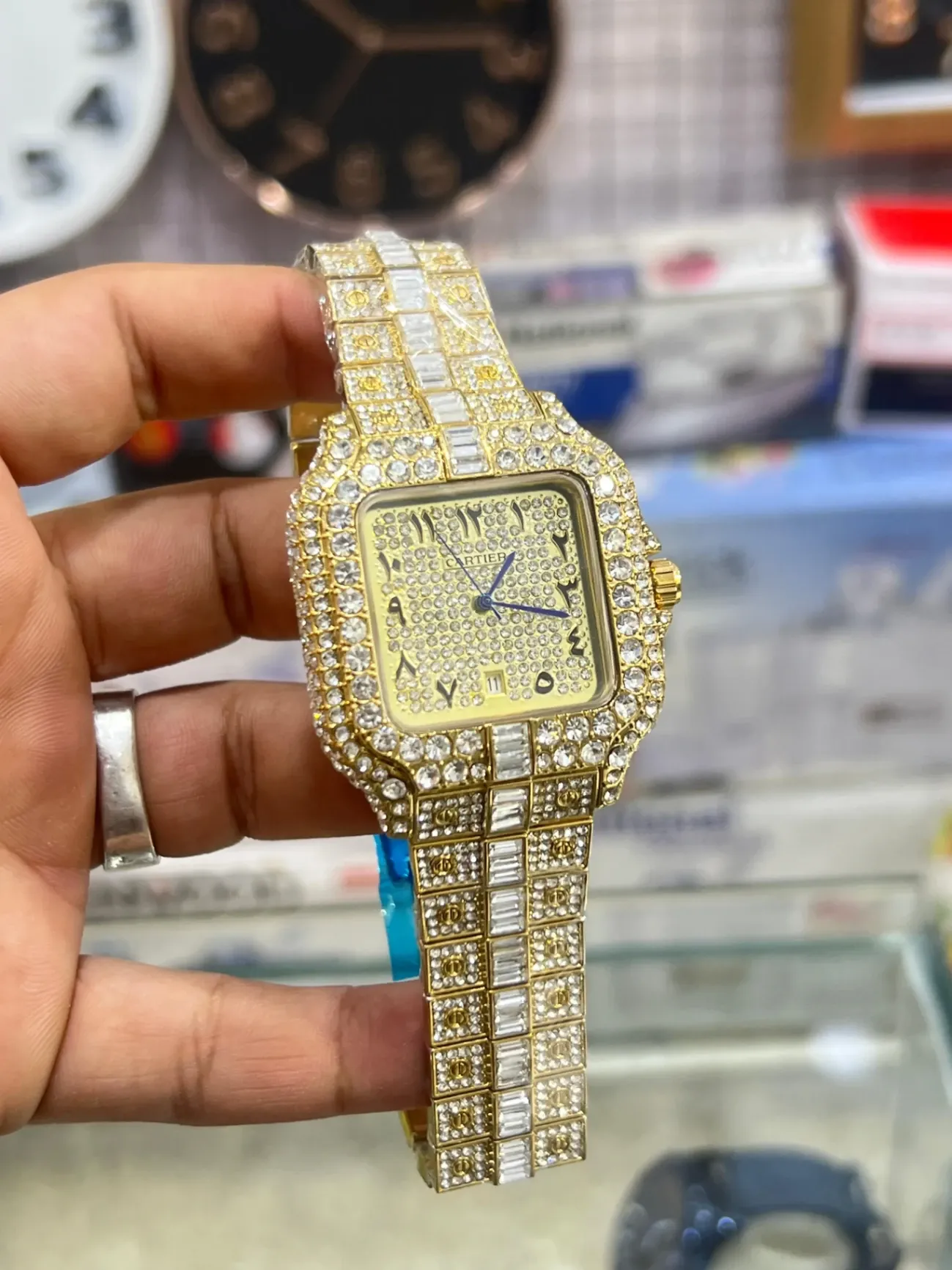 "Step Into Luxury – Cartier Iced Tone Collection"