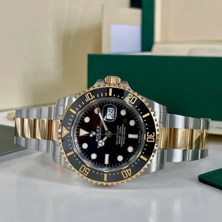Luxury Rolex Sea-Dweller Inspired Two-Tone Watch