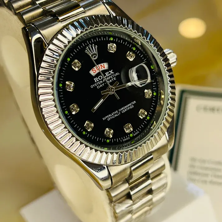 Rolex-Inspired Ladies Day-Date Watch – Elegant and Timeless